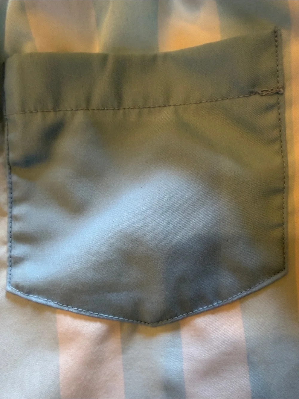 Little Lamb & CO Light Blue & White Striped Swim Shorts with Drawstring-Size 7/8
